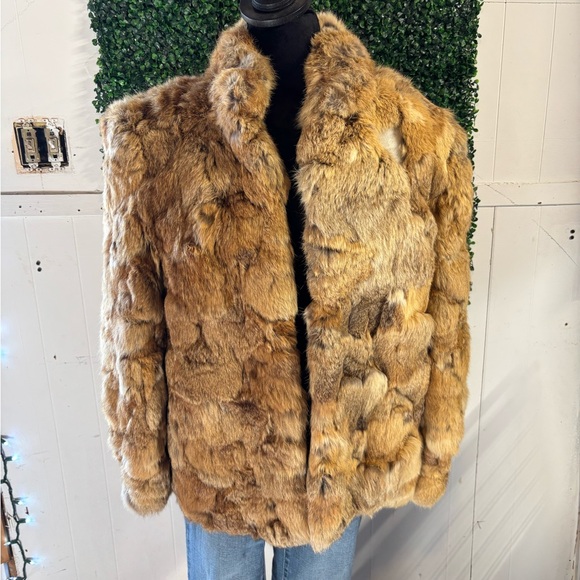 Jackets & Blazers - Women's Tan Fur Jacket
